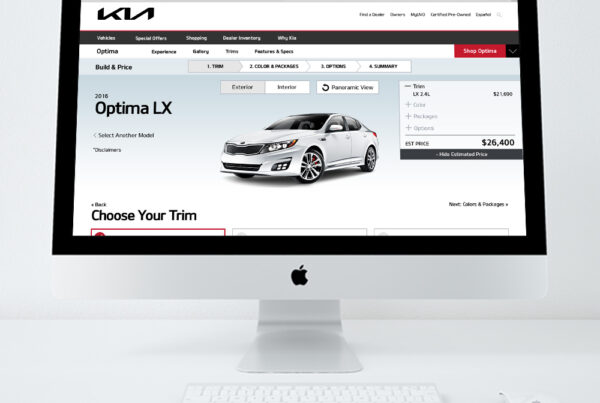 Kia.com — Build & Price Experience
