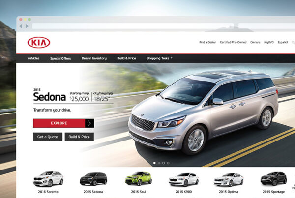 Kia Motors — Next-Gen Responsive Homepage Redesign